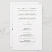 ウェディングデイウェルカムマップ – キャサリンカスタムの (正面/裏面)