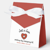 ウェディングデイエマージェンシーサバイバルキットブライダルパーティ フェイバーボックス (正面)