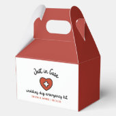 ウェディングデイエマージェンシーサバイバルキットブライダルパーティ フェイバーボックス (正面)