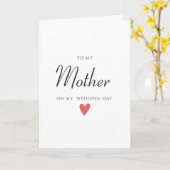 ウェディングデイカード結婚お母さん カード (黄色い花)