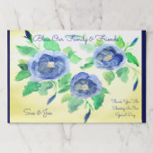 ウェディングデイテーブルデコール25ピース紙ランチョンマット ペーパーパッド (正面)