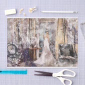 ウェディングデイデコップティッシュ 薄葉紙 (クラフト)