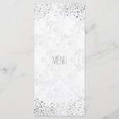 ウェディングデイトレンディーシルバードット メニュー (裏面)