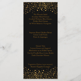 ウェディングデイトレンディー金ゴールドドット メニュー