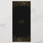 ウェディングデイトレンディー金ゴールドドット メニュー (裏面)