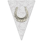 ウェディングデイバンティング。 バンティングフラッグ (第1の旗)