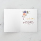 ウェディングデイピーニーバラパープル カード (内部)