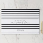 ウェディングデイ紙ランチョンマット ペーパーパッド (インサイチュ)