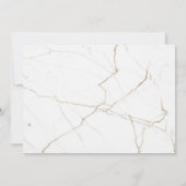 ウェディングデスティネーション ワールドマップ ゴールド リムーブハート 招待状 (裏面)