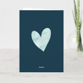 ウェディングデスティネーション 水彩 世界地図 パスポート 招待状 (裏面)