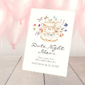 ウェディングデートナイトアイデアサイン 台座サイン