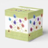 ウェディングデーパーソナライズされたフローズンゲスト フェイバーボックス (裏面サイド)