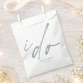 ウェディングデーミニマルシンプル フェイバーバッグ (クリップ留めされた状態)