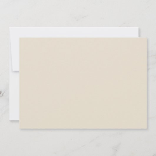 ウェディングドレスを持つブライダルシャワー招待状 招待状 (裏面)