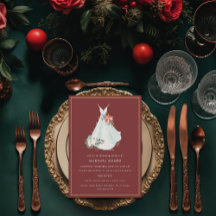 ウェディングドレス クリスマス ホリデー ブライダルシャワー