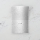 ウェディングドレス＆ジュエリーの感謝カード サンキューカード (内部)