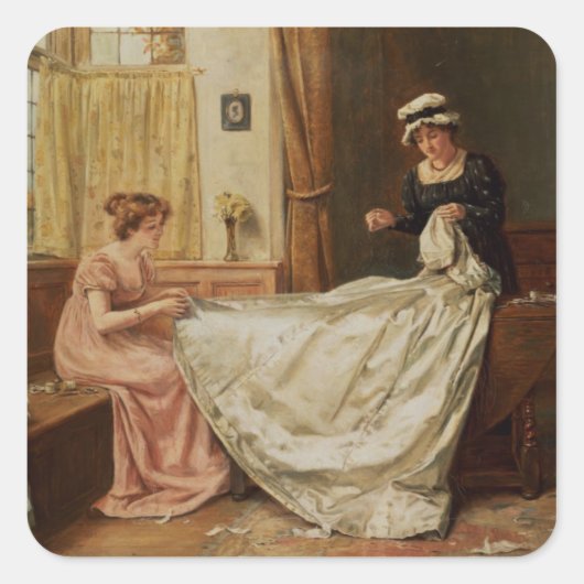 ウェディングドレス スクエアシール (正面)