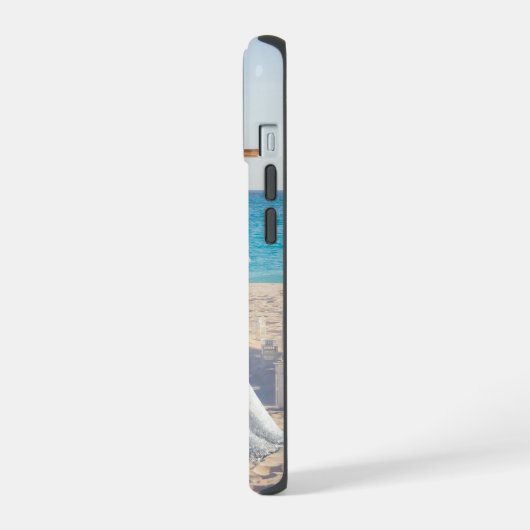 ウェディングドレス ビーチウェディング ファンシーガウン 花嫁 iPhone 15ケース (左側面)