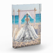 ウェディングドレス ビーチウェディング プレミアムドレス 花嫁 フォトブロック (左)