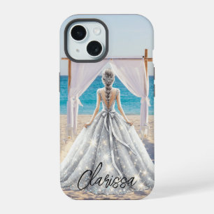 ウェディングドレス ビーチウェディング 花嫁 高級ドレス ブライダル iPhone 15ケース