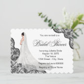 ウェディングドレス ブライズシャワー 招待状 (スタンド正面)