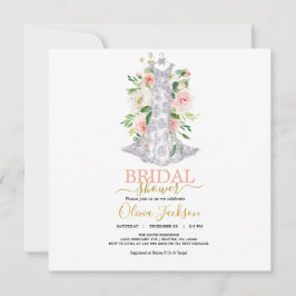 ウェディングドレス ブライダルシャワー 招待状