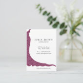 ウェディングドレス 名刺 (スタンド正面)