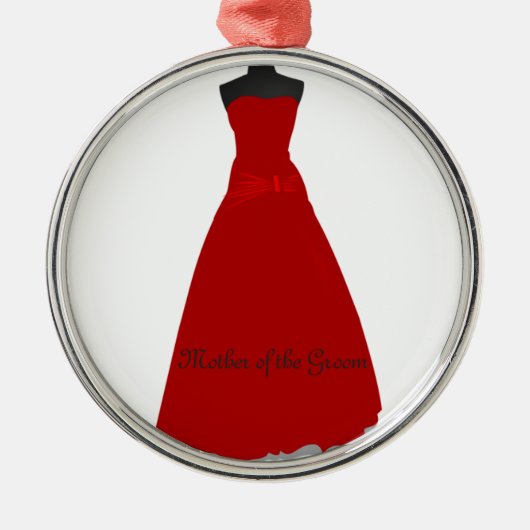 ウェディングドレス 新婦の母 装飾品 メタルオーナメント (正面)
