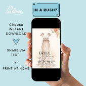 ウェディングドレス 秋 花嫁のシャワー フラワー ブライズメイド 招待状