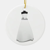 ウェディングドレス 花嫁 オーナメント (正面)