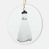 ウェディングドレス 花嫁 オーナメント (左)