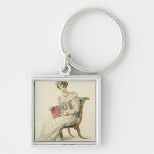 ウェディングドレス、AckermannのRepoからのファッションプレート キーホルダー