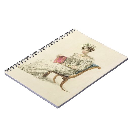 ウェディングドレス、AckermannのRepoからのファッションプレート ノートブック (左側)