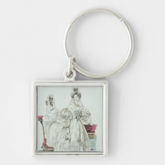 ウェディングドレス、「Le Follet Courrierのサロン キーホルダー (正面)