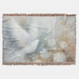 ウェディングドーブ フローラルスローケット スローブランケット