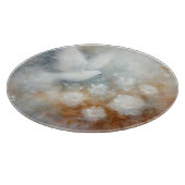 ウェディングドーブ フローラル カッティングボード (角)