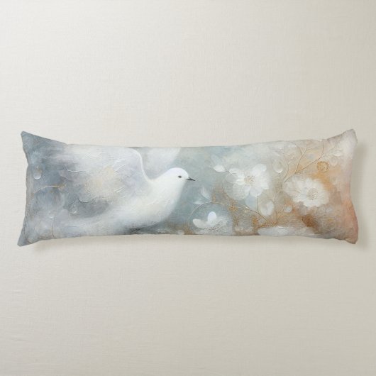 ウェディングドーブ フローラル ボディピロー (正面)