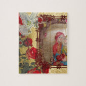 ウェディングドール ポートレート グラフィック アート プリント ジグソーパズル (縦)