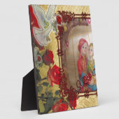 ウェディングドール・ポートレート・グラフィック・アート・プリント フォトプラーク (側面)