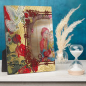 ウェディングドール・ポートレート・グラフィック・アート・プリント フォトプラーク (側面)