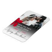 ウェディングノート フォト ウェディング セーブ・ザ・デート マグネット (左側)