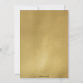 ウェディングハート カービング 招待状 (裏面)