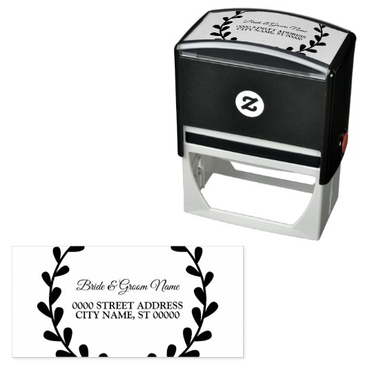 ウェディングパエレガントー葉ティ セルフインキングスタンプ (インサイチュ)