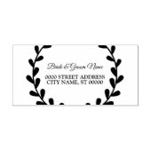 ウェディングパエレガントー葉ティ セルフインキングスタンプ (デザイン)