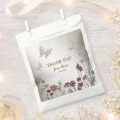 ウェディングパカラフルーティーンガーデンフラワーチョウ フェイバーバッグ (クリップ留めされた状態)