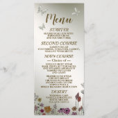 ウェディングパカラフルーティーンガーデンフラワーチョウ メニュー (正面)