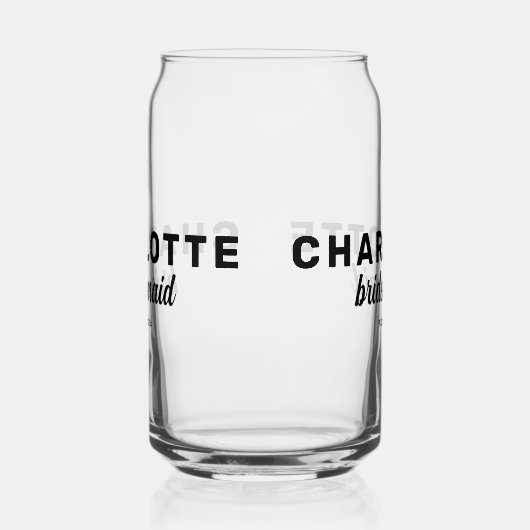 ウェディングパーソナライズされたパーティーバチェロレッテ ガラス缶 (右)