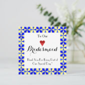 ウェディングパーティにいてくれてありがとう ~色鮮やかな感謝を込めて~ 招待状 (スタンド正面)