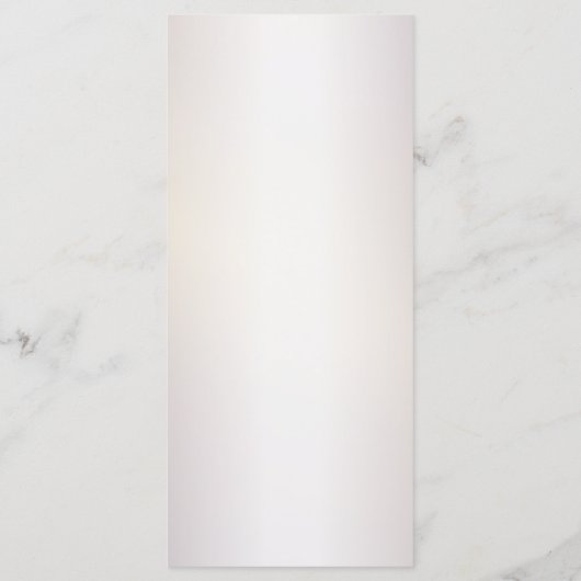 ウェディングパーティウォーターカラーパステルブルーベージュフラワーズ メニュー (裏面)