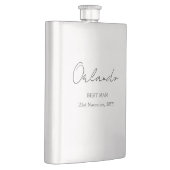 ウェディングパーティギフト花婿介添人 フラスク (右)